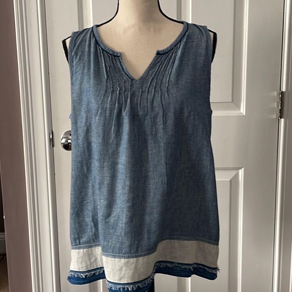 Dylan 100% Cotton Sleeveless Top